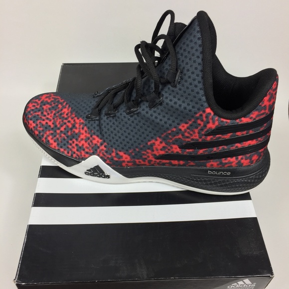 adidas Other - Mens Sz 9 Adidas Light Em Up 2 Red Black Sneakers